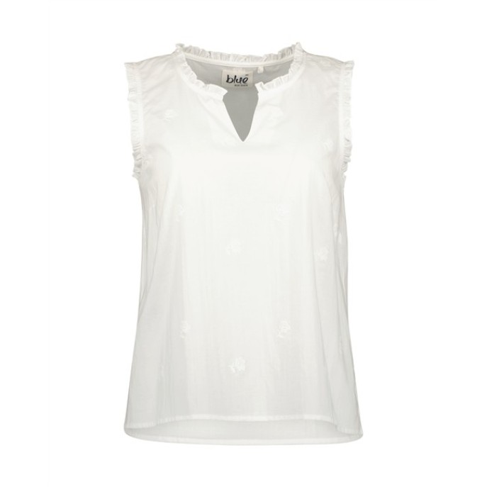 Blue Seven top roos opdruk wit 180295